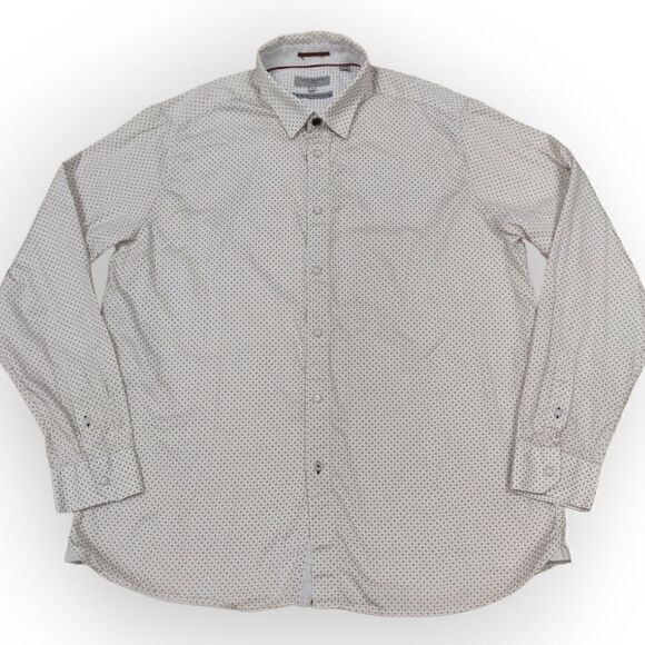 Ted Backer London casual button down dress shirt size 7 XL - Picture 2 of 8
